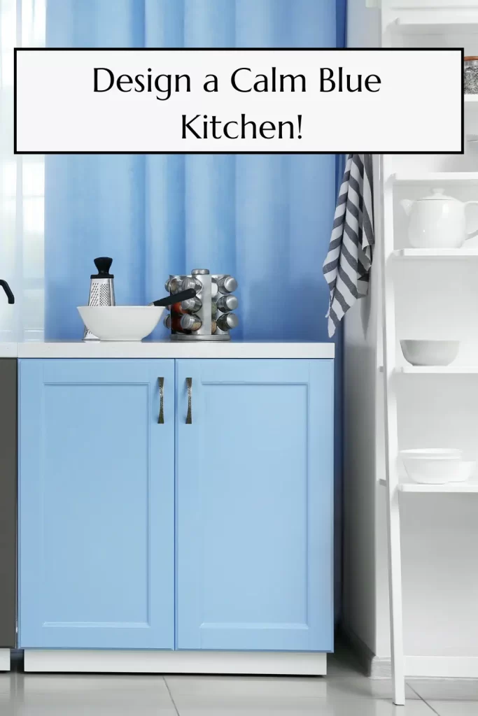 blue kitchen decor