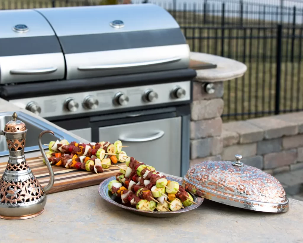 outdoor kitchen