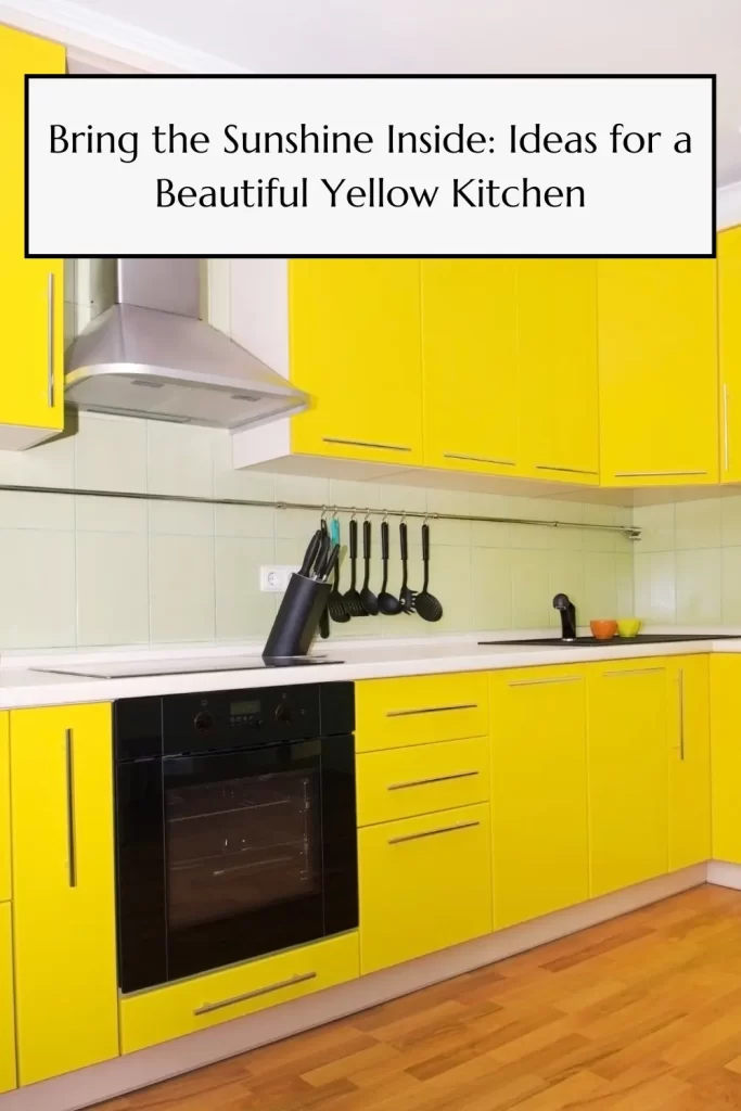 Yellow kitchen