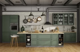 green kitchen