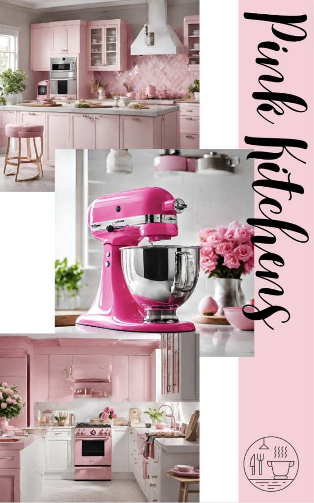 pink kitchen design