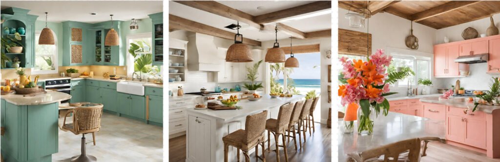 tropical beach kitchen